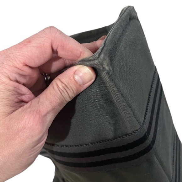 Hermès Grey & Black Toile Fourre Tout MM Canvas Tote Bag - Picture 6 of 11